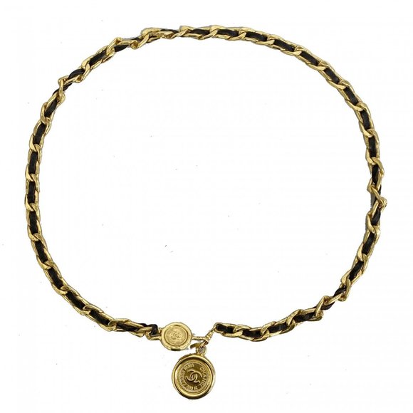 CHANEL Black Belt - Picture 1 of 6